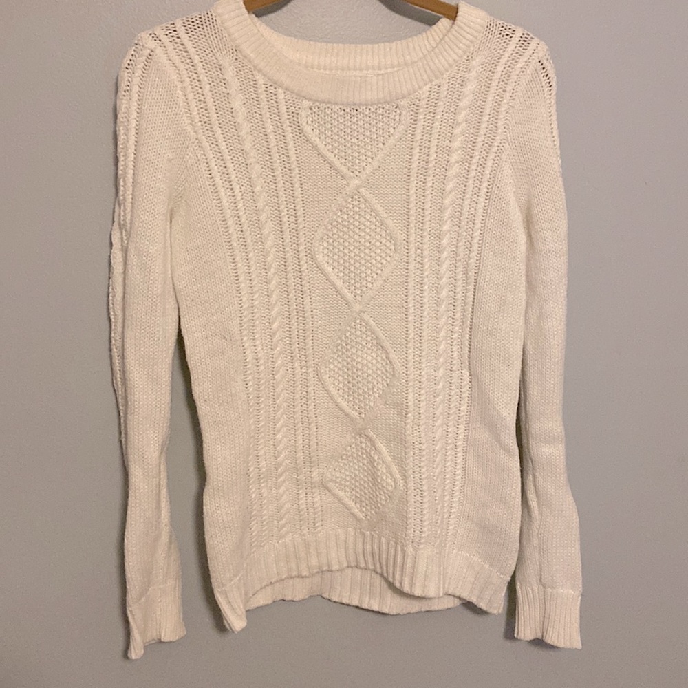 White Knit Sweater